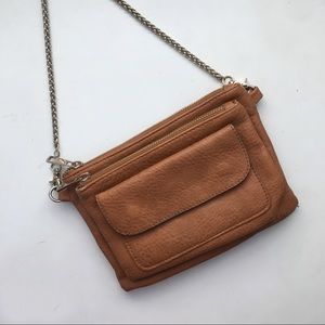CLOSET CLOSING | Brown Leather Cross-Body Purse